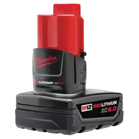 48-11-2460 Milwaukee M12 REDLITHIUM HIGH OUTPUT XC 6.0 AH Battery Pack