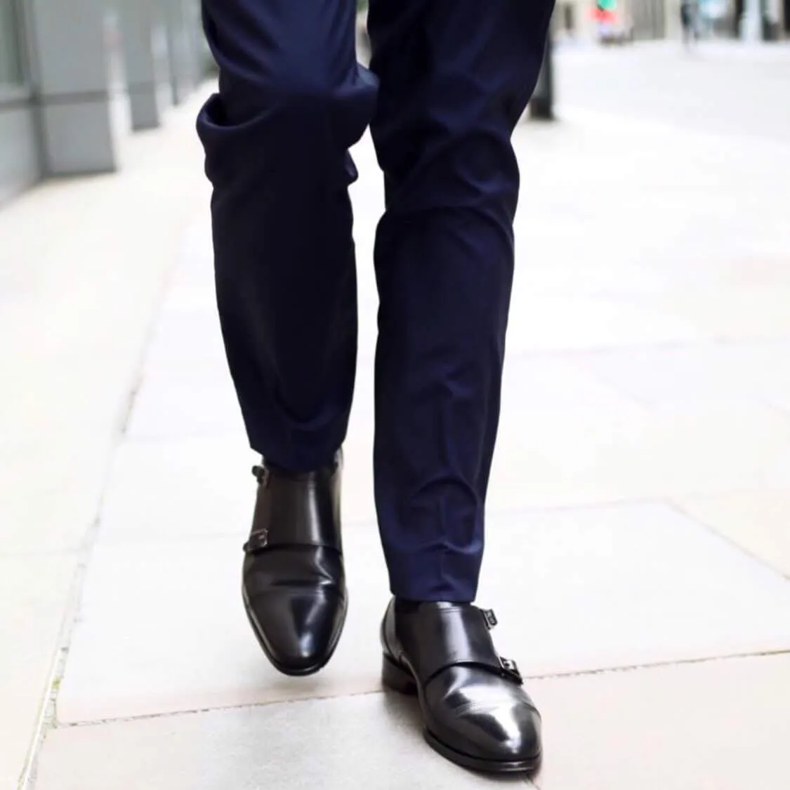 Bourne Monk Strap Black