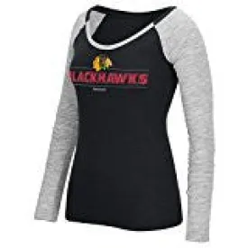 Chicago Blackhawks Reebok Beveled Shine Womens Shirt