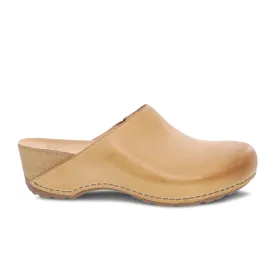 Dansko Talulah Clog (Women) - Tan Milled Burnished