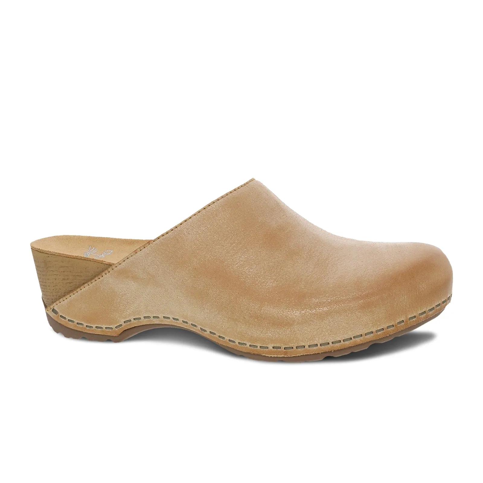 Dansko Talulah Clog (Women) - Tan Milled Burnished