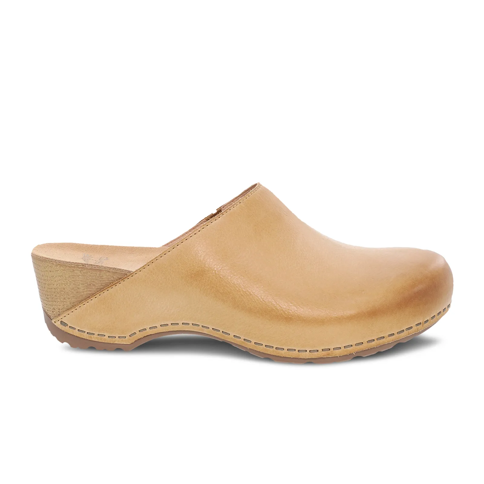 Dansko Talulah Clog (Women) - Tan Milled Burnished