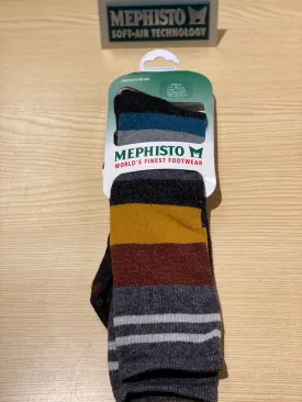 La Jolla - Mephisto Sock - Blue, Yellow and Red (Black)