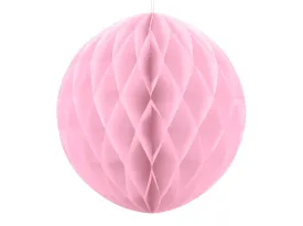 Light Pink Honeycomb Party Decoration 20cm