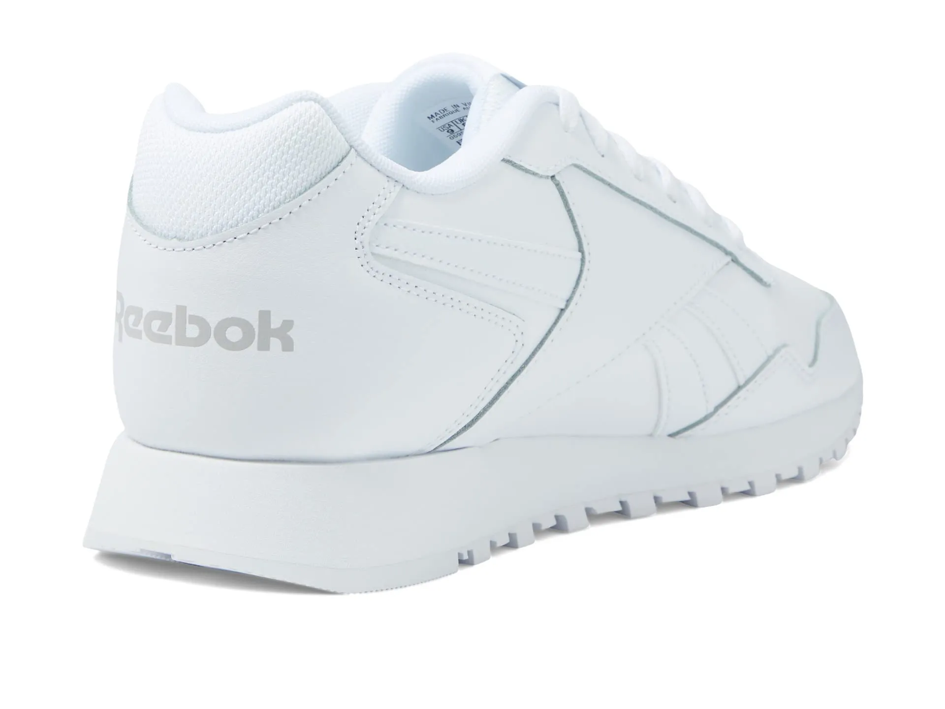 Men's Reebok Glide sneakers, white/gray