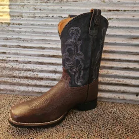 Men's Roper Trigger Brown Square Toe Boot