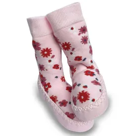 Mocc Ons Slipper Socks Ditsy Floral