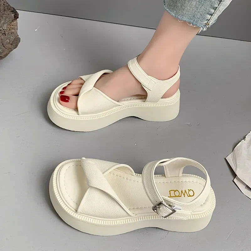 OCW Women Sandals Arch Support Cushion Breathable Buckle AntiSlip Sandals