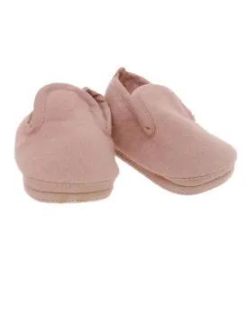 Pink Wool Baby Shoes by Hermes