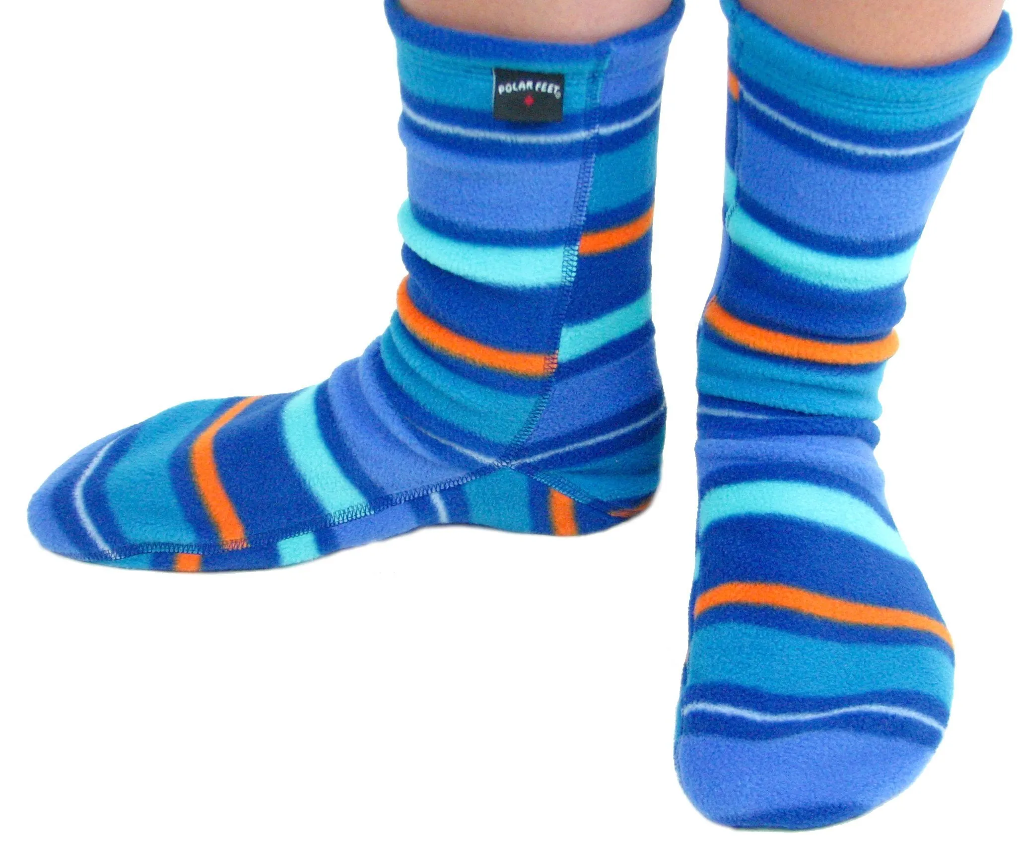 Polar Feet Fleece Socks - Jazz Stripes