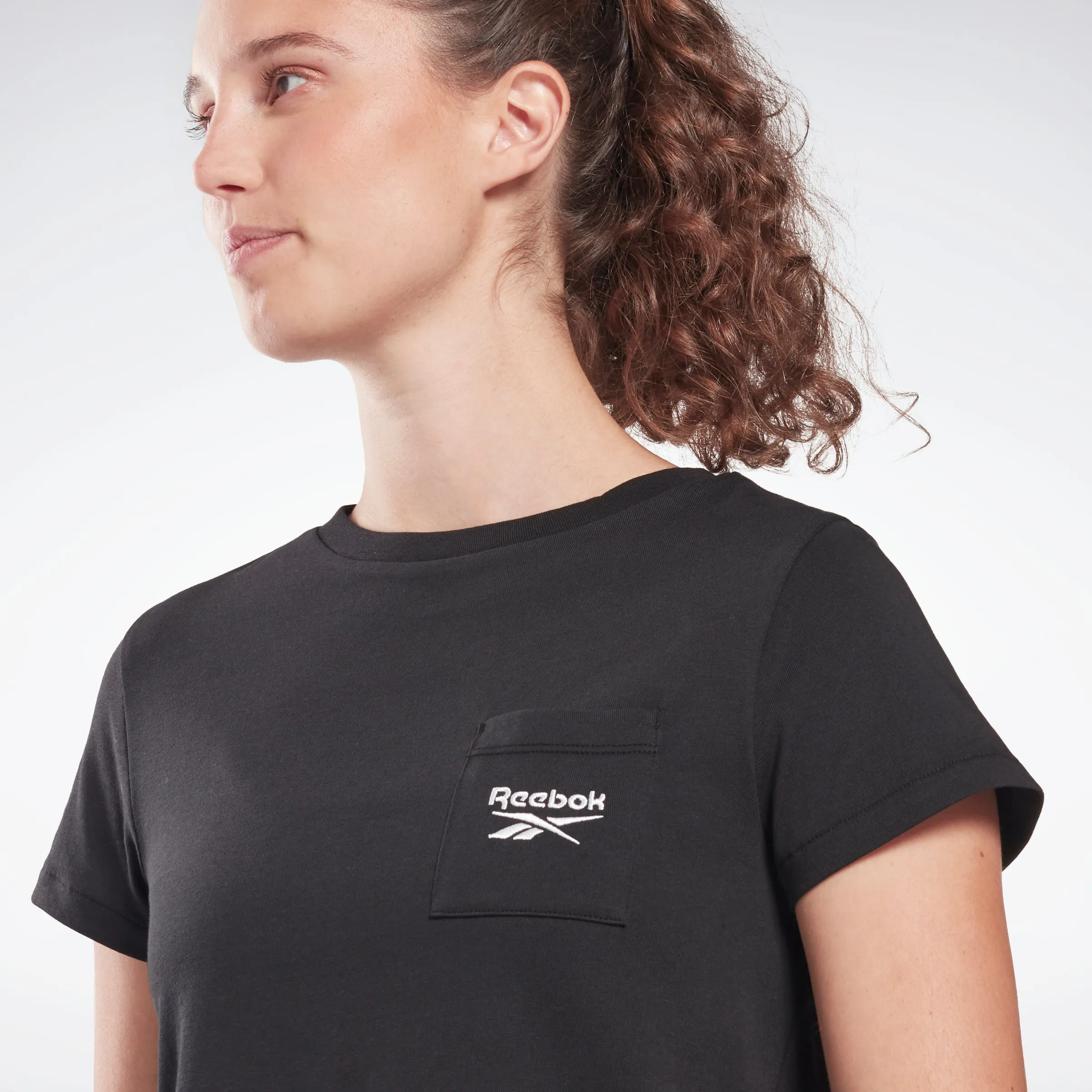 Reebok Identity Pocket T-Shirt Black