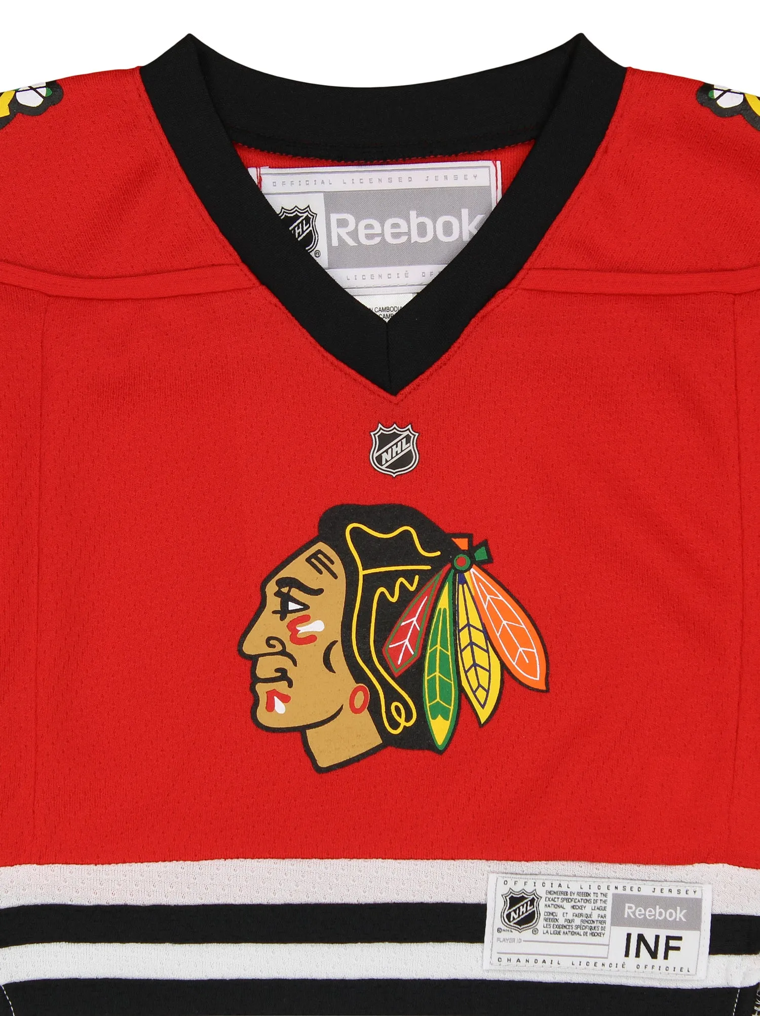 Reebok NHL Infant Chicago Blackhawks Team Replica Jersey