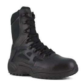 Reebok Rapid Response 8" Stealth Boots with Side Zipper - RB874