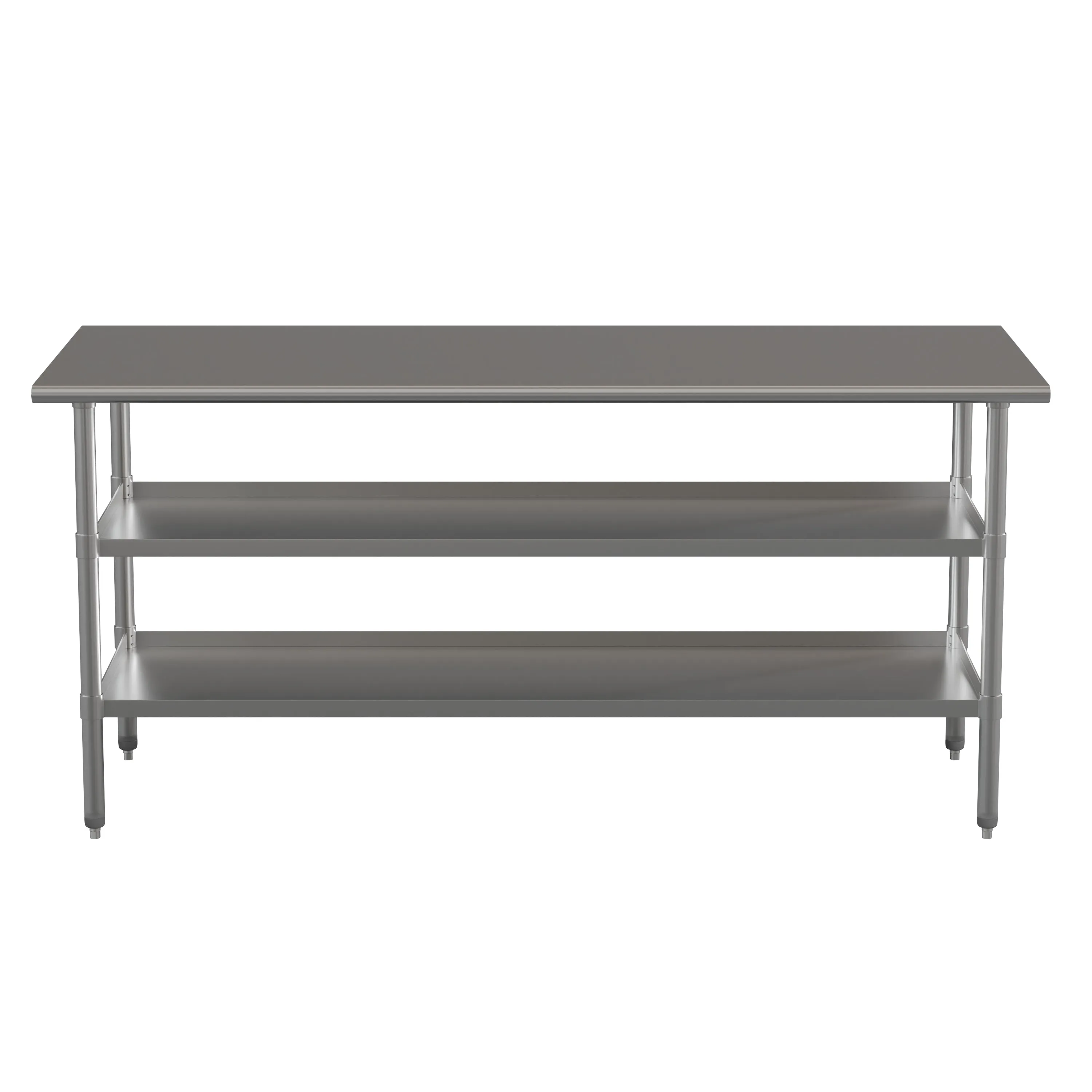 Stainless Table 2 Shelf Table NH-WT-GU-3072-GG