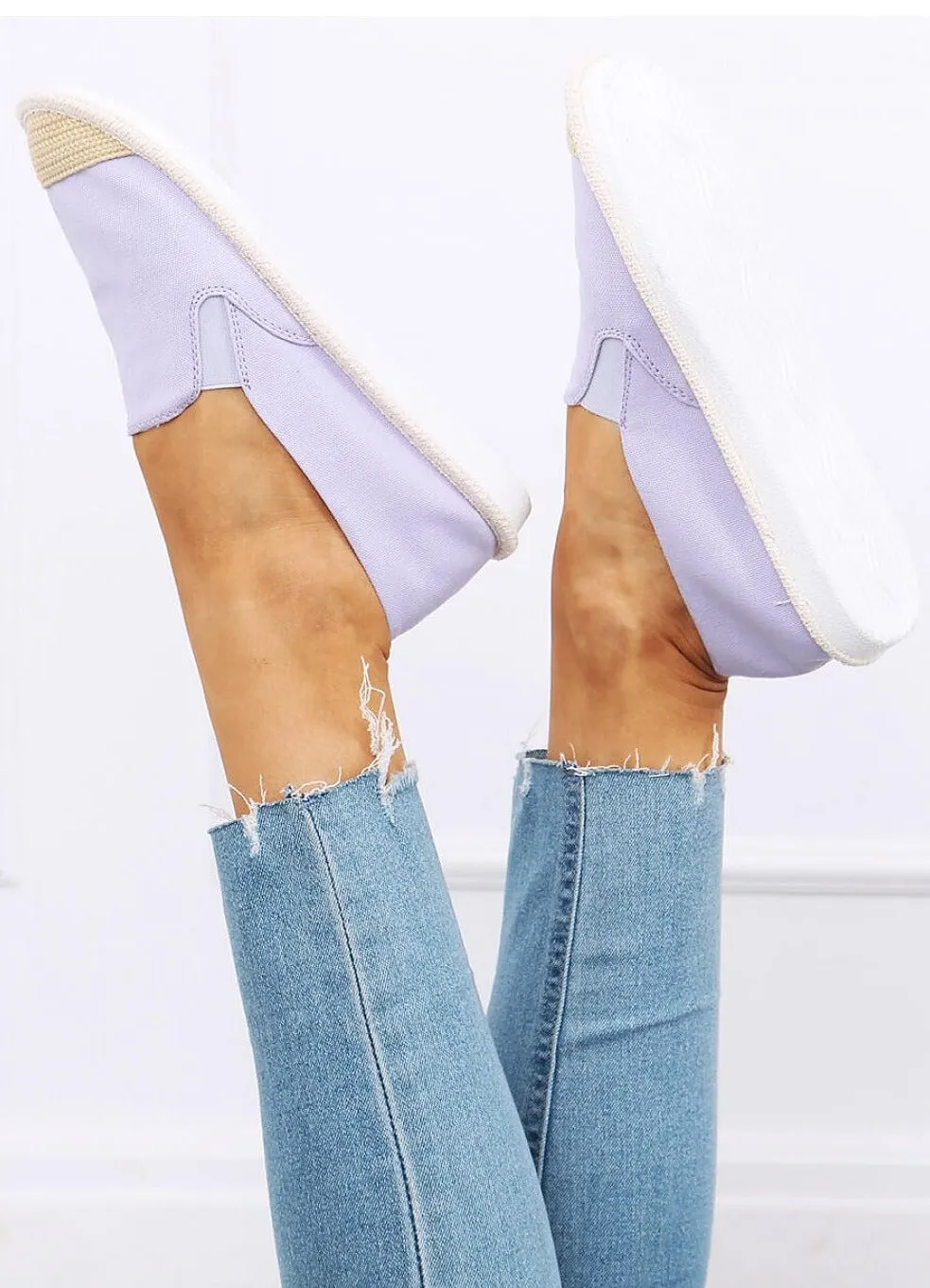 TEEK - Lilac Flat Espadrille Loafer Shoes