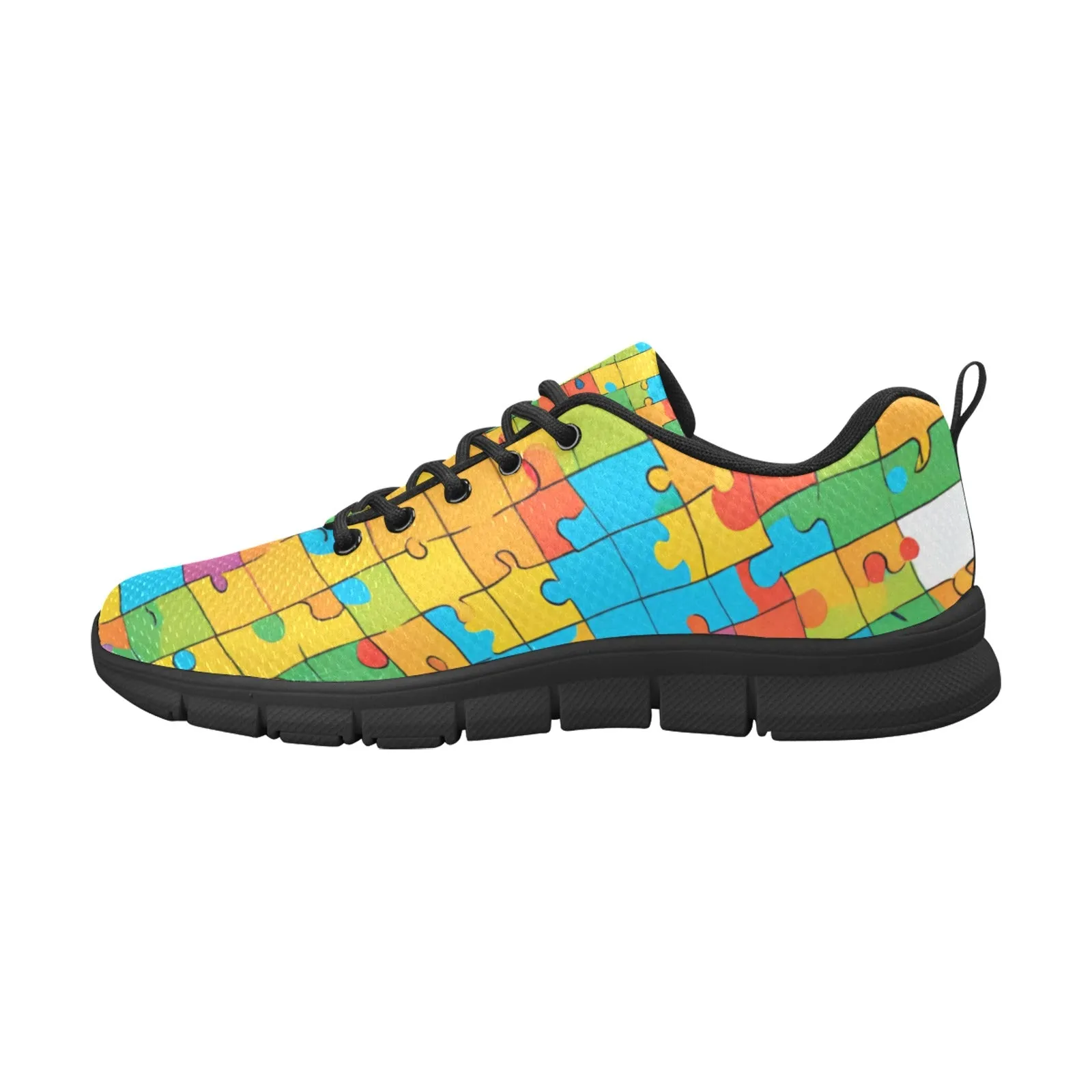 Women's Breathable Jigsaw Puzzle Sneakers