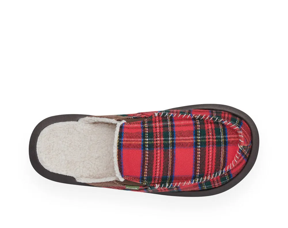 You Got My Back St Plaid Chill in Crimson by Sanuk